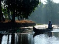 Kerala Backwaters, India Royalty Free Stock Photo