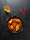 Kerala Bengali fish curry. Popular dish in Indian coastal. Royalty Free Stock Photo