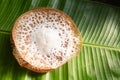 Kerala breakfast food, Appam and Kadala curry Kerala, India