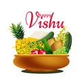 happy Vishu sight-Kerala Festival Royalty Free Stock Photo