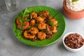 Kerala Prawns, Chemmeen roast shrimp fry Indian fish curry