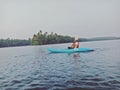 Kerala Kayaking Royalty Free Stock Photo