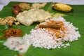 Kerala Onam festival sadhya, traditional Indian vegetarian lunch