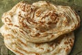 Kerala Paratha - a layered flatbread from Kerala