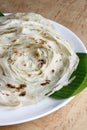 Kerala Paratha - a layered flatbread from Kerala