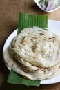 Kerala Paratha - a layered flatbread from Kerala