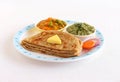 Kerala Paratha Slices with Butter Topping