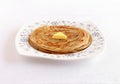 Kerala Paratha with Butter Topping