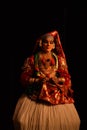 Kerala's traditional and cultural artform Royalty Free Stock Photo