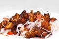 Kerala Style Chicken Fry In White Background Royalty Free Stock Photo