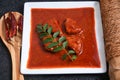 Kerala red fish curry, Indian fish curry Royalty Free Stock Photo