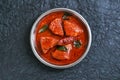 Red fish curry of Tamil Nadu, Indian fish curry Royalty Free Stock Photo