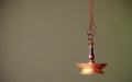 Kerala traditional thookku vilakku lamp Royalty Free Stock Photo