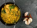 Keralan Chicken Curry In Coconut Sauce and Vegetables Royalty Free Stock Photo