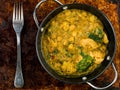 Keralan Chicken Curry In Coconut Sauce and Vegetables Royalty Free Stock Photo