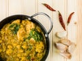 Keralan Chicken Curry In Coconut Sauce and Vegetables Royalty Free Stock Photo