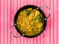 Keralan Chicken Curry In Coconut Sauce and Vegetables Royalty Free Stock Photo