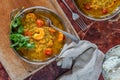 Keralan style prawn curry Royalty Free Stock Photo
