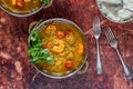 Keralan style prawn curry Royalty Free Stock Photo