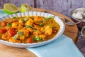 Keralan style prawn curry Royalty Free Stock Photo