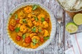 Keralan style prawn curry Royalty Free Stock Photo
