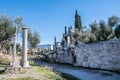 Kerameikos, the cemetery of ancient Athens in Greece. This was actually the cemetery of ancient Athens and was continuously in use