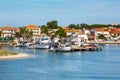 Keramoti, Greece port view, ferry boat to Thassos Royalty Free Stock Photo