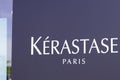 kerastase logo brand and text sign store front of windows hairdresser professional