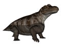 Keratocephalus dinosaur - 3D render Royalty Free Stock Photo