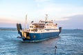 KERCH, CRIMEA - OCT. 2014: Port Krym. Kerchenskaya ferry crossing Royalty Free Stock Photo