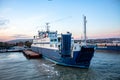 KERCH, CRIMEA - OCT. 2014: Port Krym. Kerchenskaya ferry crossing Royalty Free Stock Photo