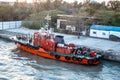 KERCH, CRIMEA - OCT. 2014: Port Krym. Kerchenskaya ferry crossing Royalty Free Stock Photo