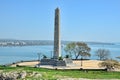 Obelisk of Glory from the Top of Mount Mithridat Royalty Free Stock Photo