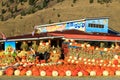 Keremeos Fruit Stand Pumpking Patch Farmers Market Royalty Free Stock Photo