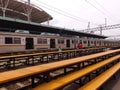 Kereta Rel Listrik also known as Commuter Line in Jakarta Indonesia