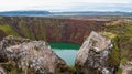 Kerid Crater in South Iceland