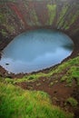 Kerid volcanic crater