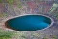 Kerid, volcanic crater lake in Iceland