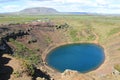 Kerio the crater of the volcano