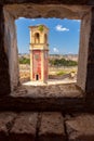 Kerkyra. Greece. Old clock tower in a Venetian fort.