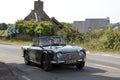 Green Triumph TR5 sports convertible