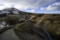Kerlingarfjoll mountains In Iceland highlands shot in spring