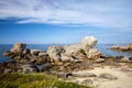 The coast of kerlouan. Finistere, Brittany, France Royalty Free Stock Photo