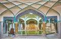 Octagonal swimming pool of Hammam-e Ganjali Khan, Kerman, Iran