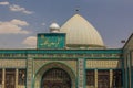 KERMANSHAH, IRAN - JULY 11, 2019: Takieh Mo'aven ol-Molk (Tekiye Moaven Al Molk) Hosseinieh shrine in Royalty Free Stock Photo