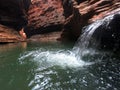 Kermits Pool Hancock Gorge in Karijini National Park Western Australia Royalty Free Stock Photo