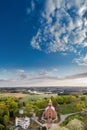 Kernave, Lithuania, vertical panorama