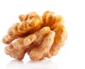 Kernel walnut isolated on the white Royalty Free Stock Photo