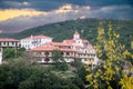 Kernitsis Monastery is 2 km north of Nympassia and 6 of Vitina village. Arcadia, Kernitsa, Greece .