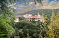 Kernitsis Monastery is 2 km north of Nympassia and 6 of Vytina village. Arcadia, Kernitsa, Greece